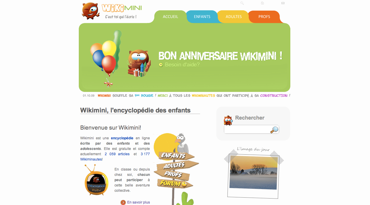 Wikimini Connaissez-vous le Wikipedia des enfants? | Rv Renard, Le Blog