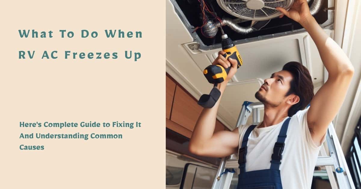 what to do when rv ac freezes up