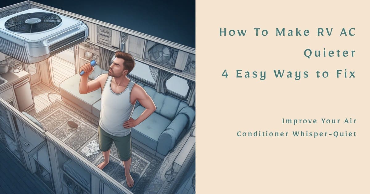 how to make rv ac quieter
