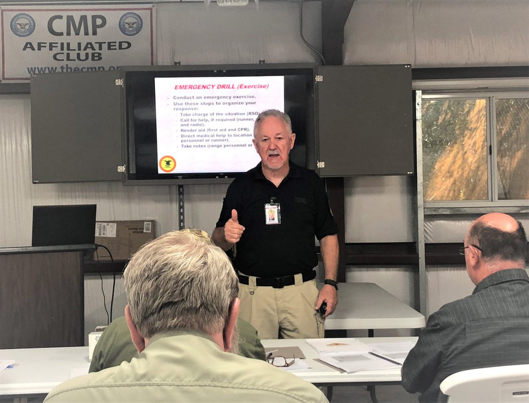 Walter Haley conducting a training