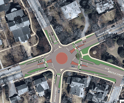 Brattle Roundabout