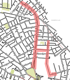 Harvard to Porter parking meter changes