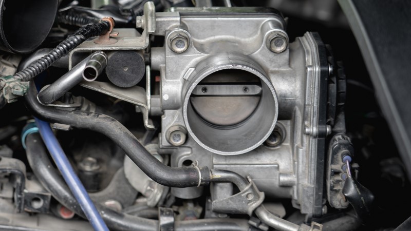 How to clean idle air control valve without removing it?