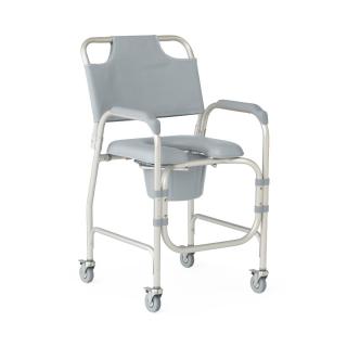 Aluminum Commodes with Wheels Medline