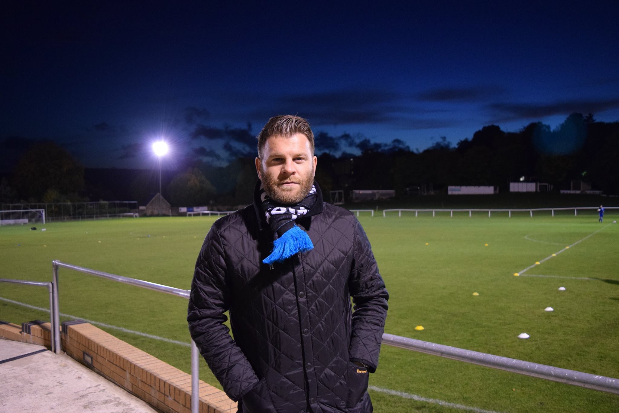 Ryan Hindley celebrating a year in charge of Hallam