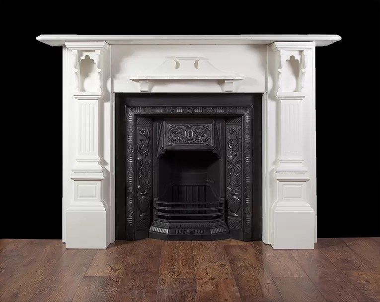 David White Antique Fireplace Victorian Kitchen Range Installation Restoration