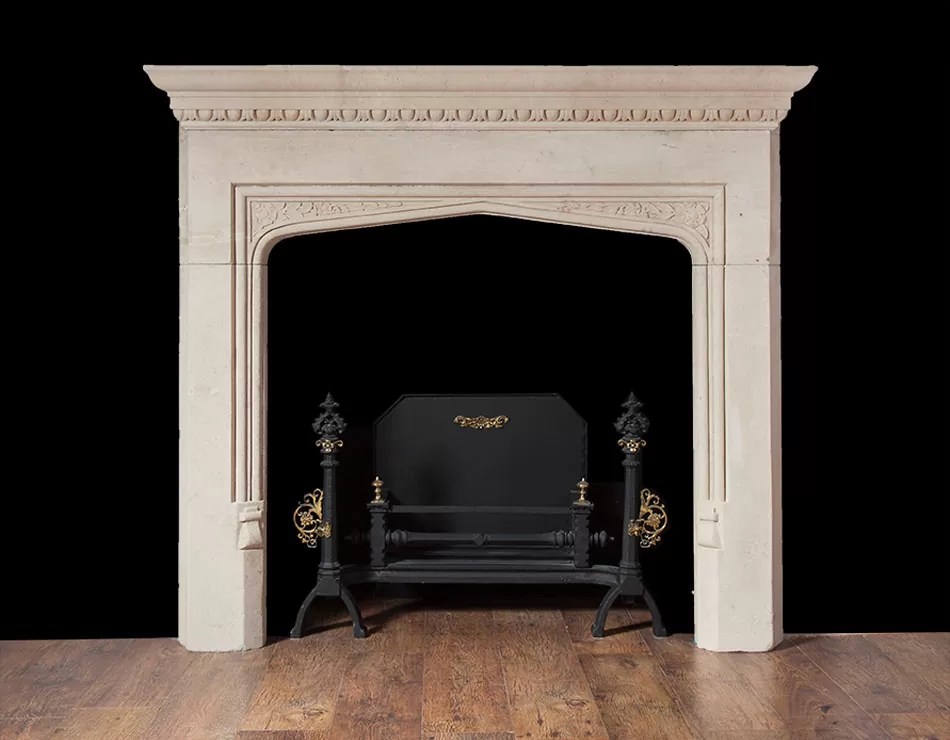 Fossils are an exciting part of paleontology and archaeology, as they help scientists determine what life was like during prehistoric times. Portland limestone fireplace in the Tudor Revival style