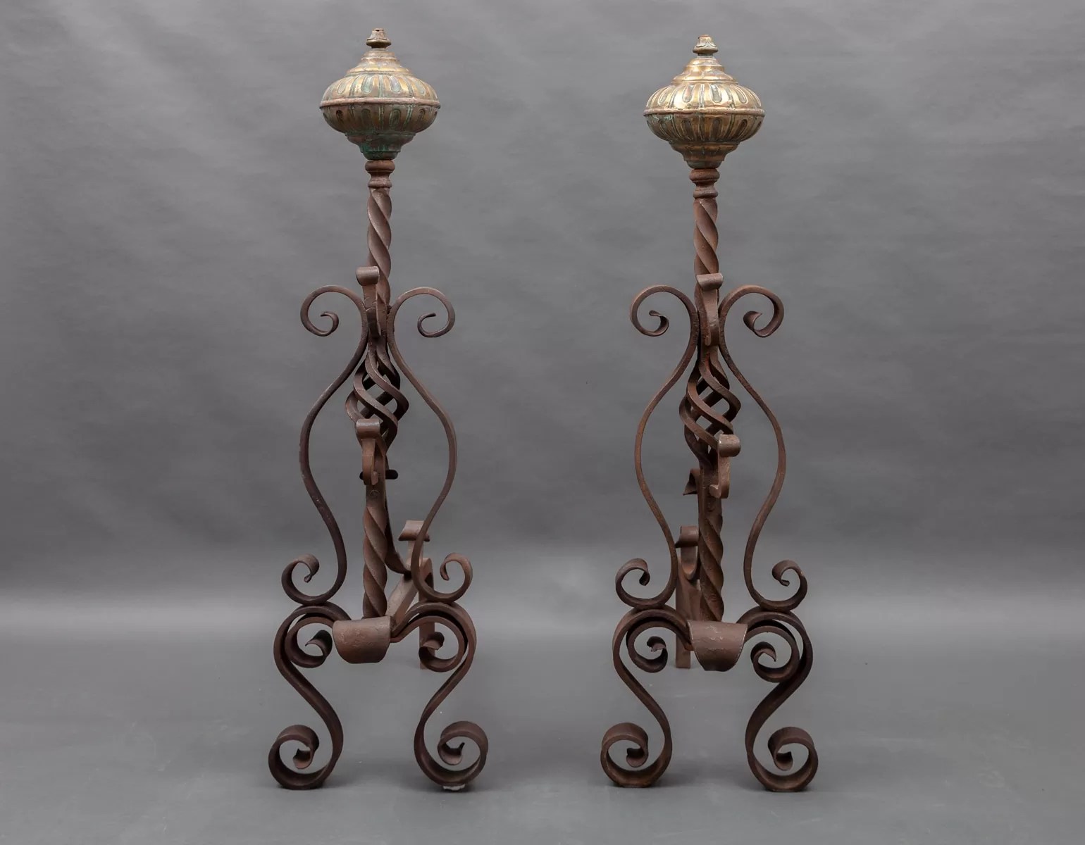 Fire Dogs Large Andirons Fireplace Decor Fireplace Andirons Pair Of Fire Dogs Cast Iron Andirons French Vintage Vintage Fireplace Decor Decor Fireplace