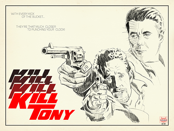 絵 「TONY」 Kill Tony Prints Ep. 695 – 724 – Ryan J Ebelt