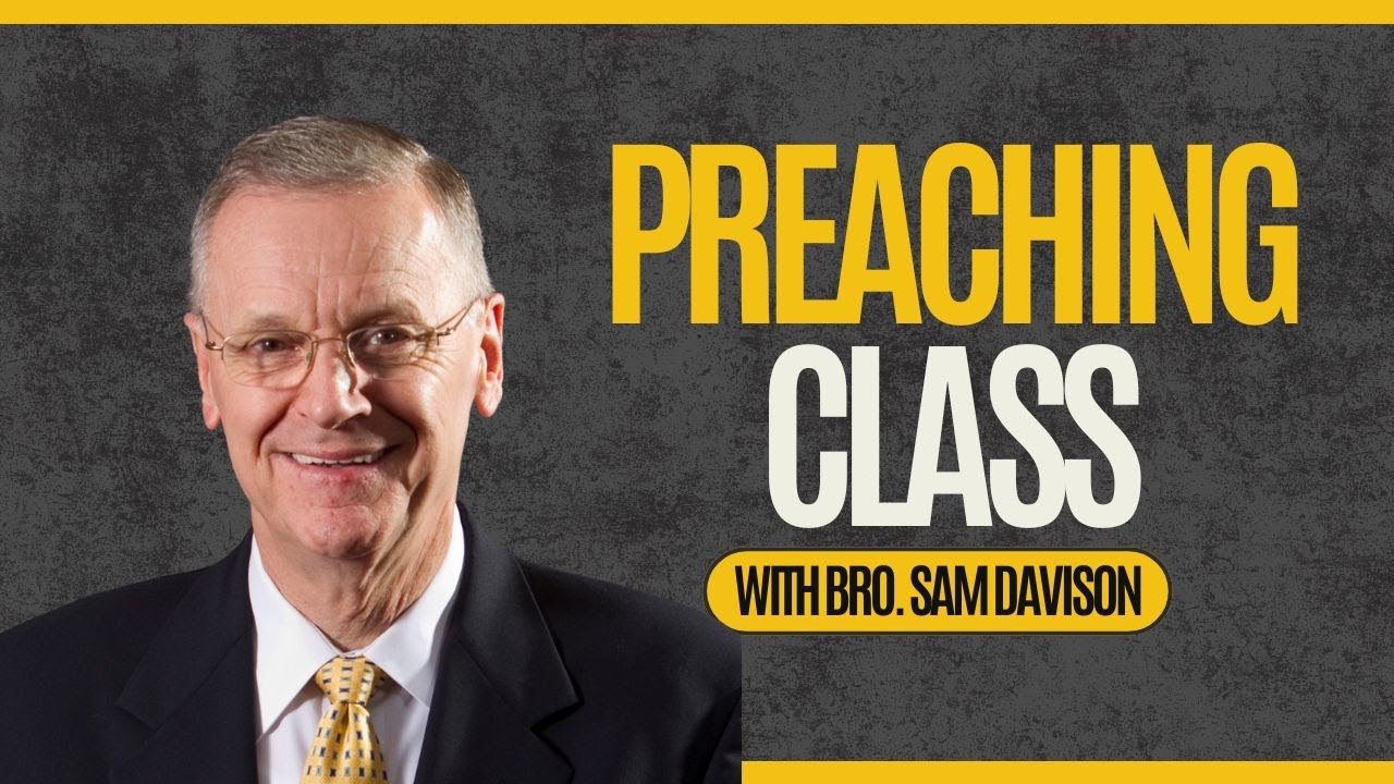 Biblical Preaching Guest Lecture by Sam Davison