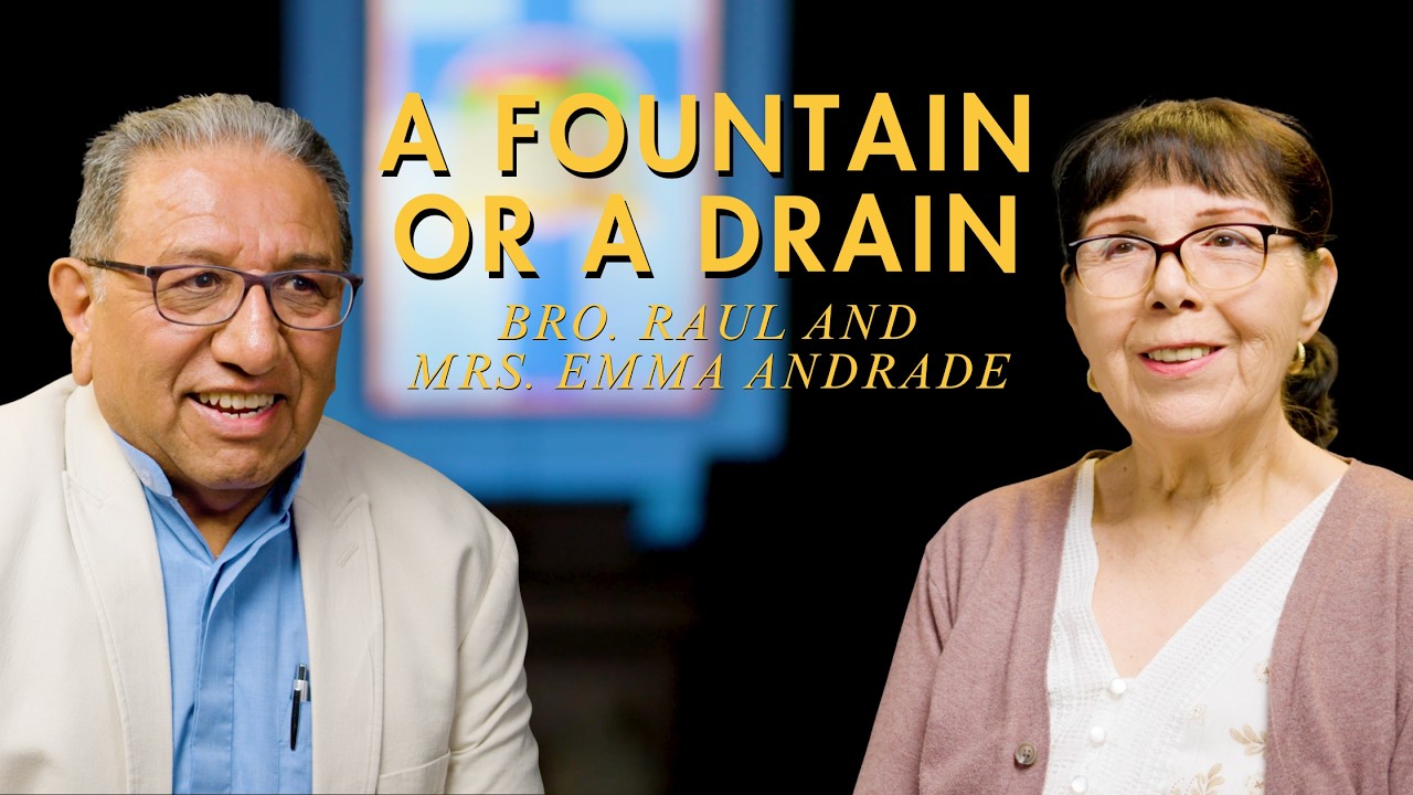 Be a Fountain or a Drain