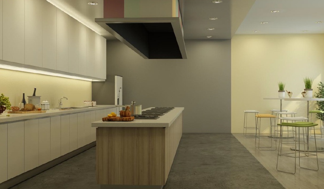 Tower 3 Culinary Studio - Artist's Perspective