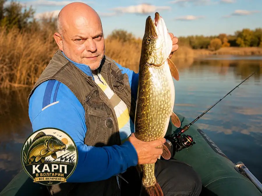 Pike fishing in Bulgaria all inclusive