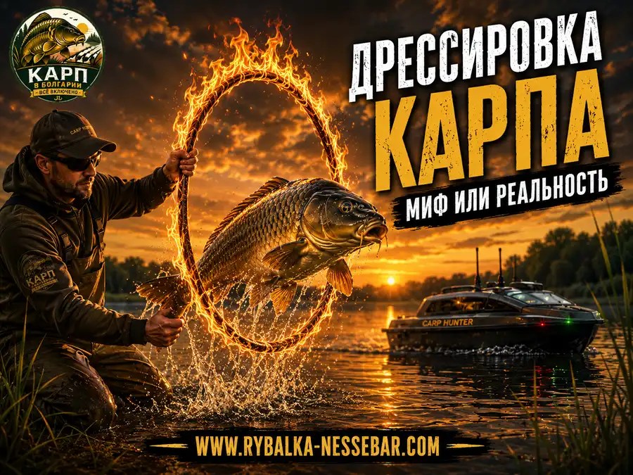Дрессировка карпа и преимущества рыбалки с корабликом