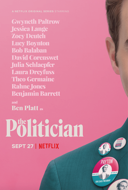 Ryan Murphy’s The Politician to run on Netflix in September