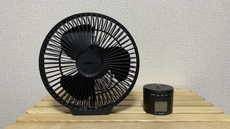 クレイモアの扇風機V600+回転首振り機能！夏も冬も使えておすすめ！