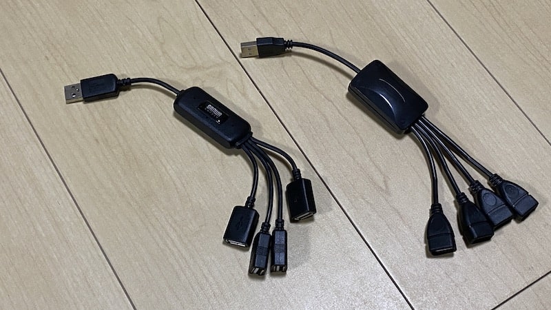 ゴールゼロのおすすめ充電方法！充電器＋USBタコ足ケーブルで解消！