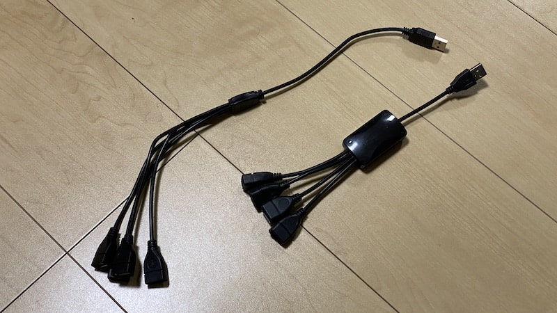 ゴールゼロのおすすめ充電方法！充電器＋USBタコ足ケーブルで解消！