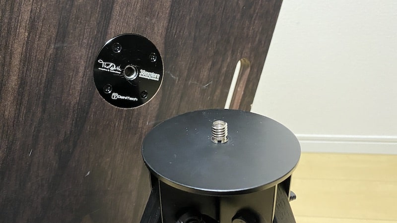 ダッパーパンチ　折りたたみ式三脚 ブラック　485 Dapper Punchの木製三脚が万能でおしゃれ！wood pole追加でさらに◎！