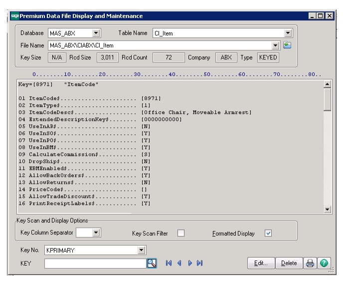 Free Data File Display and Maintenance Utility (DFDM) for Sage 100 ...