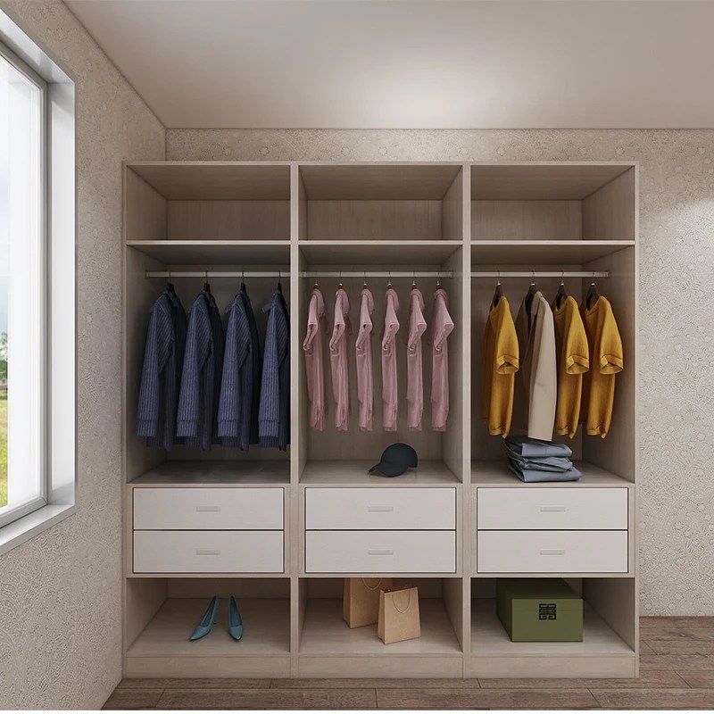 High Quality Wood Open Wardrobe Interior Design Walk In Closet Buy Column Type Walk In Closet Wardrobe Bedroom Furniture Wardrobe Double Door Wardrobe Design Product On Alibaba Com