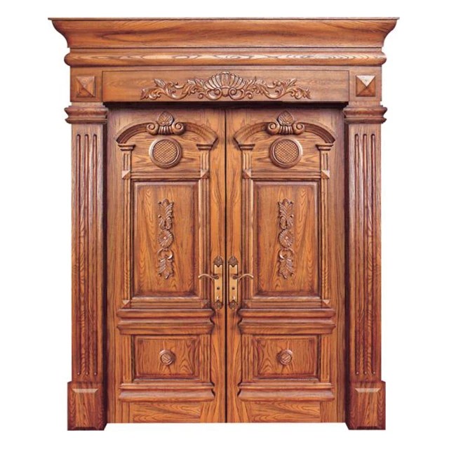 Ash Solid Wood Material Front Entrance Door Fancy Design Double Entry Wooden Door Buy Fancy Design Double Wood Door Modern Wood Door Designs Double Entry Wooden Door Product On Alibaba Com