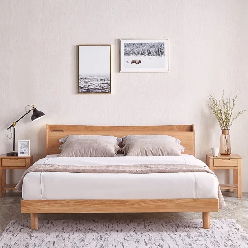 2020 Hot Sale Nordic Modern Style Bedroom Furniture King Size Wooden Bed Buy Pine Wood Bed King Size Bed Bedroom Furniture Modern Beds For Sale Product On Alibaba Com