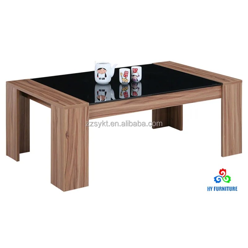 Cheap Living Room Center Table Design Wooden Tea Table With Glass Top Wholesale Buy Glass Top Wooden Tea Table Modern Design Glass Center Table Wood Center Table For Living Room Product On Alibaba Com