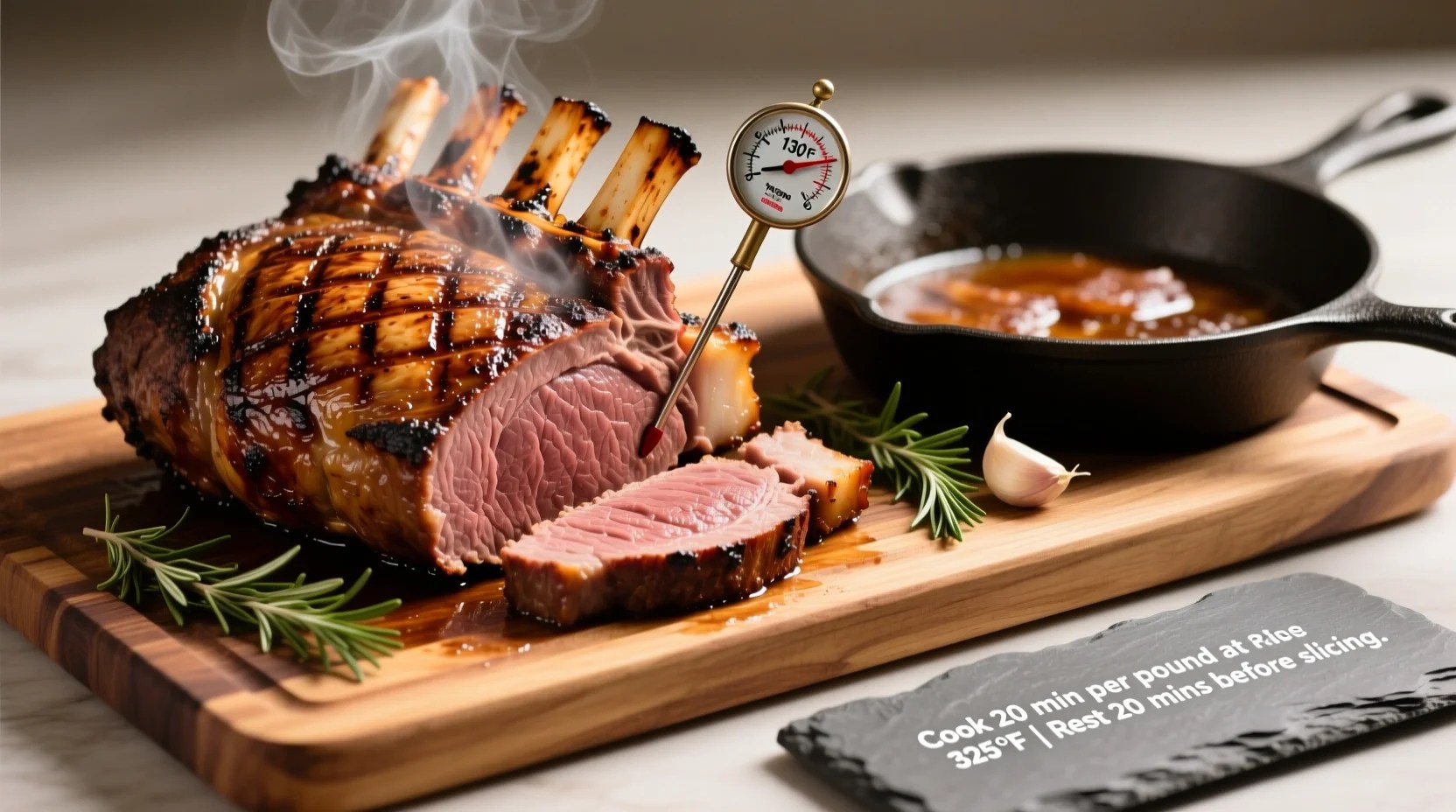 Prime rib roast kochzeit pro pfund: der präzise leitfaden