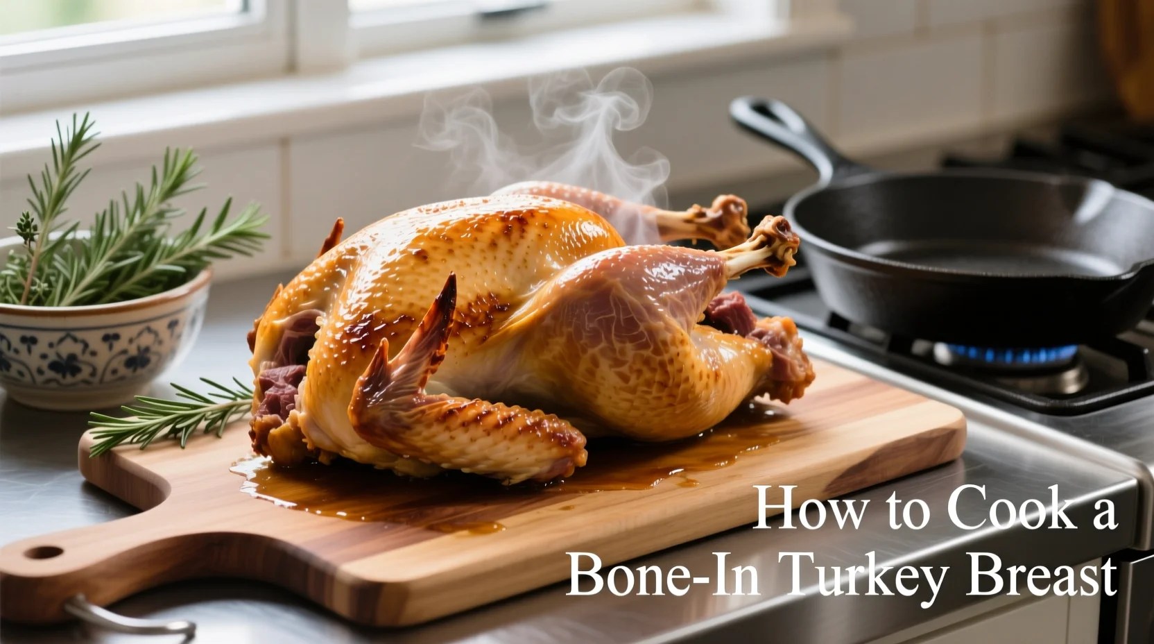 Bone-in turkey breast cooking time per pound guide