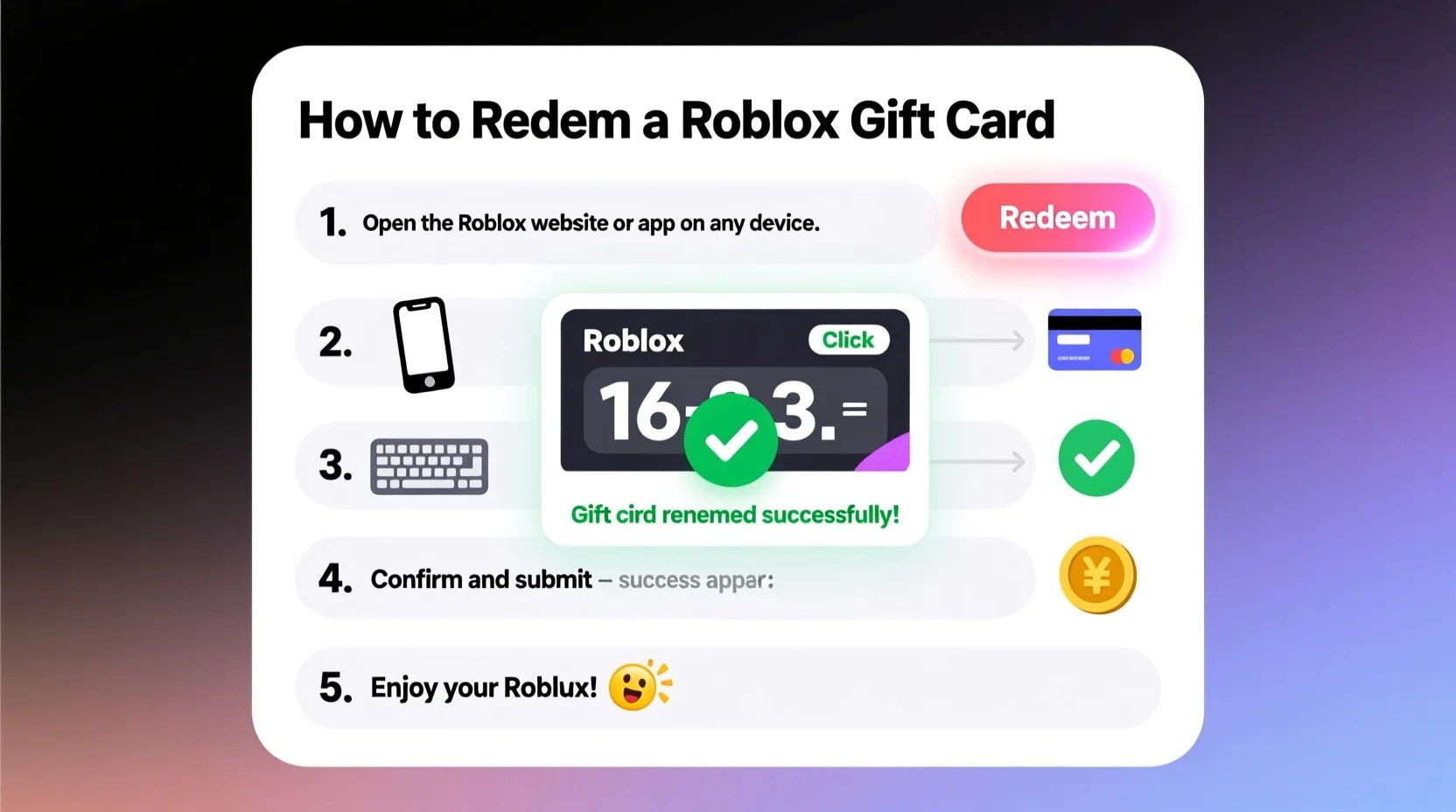How To Redeem Roblox Gift Card Easy Guide And More 