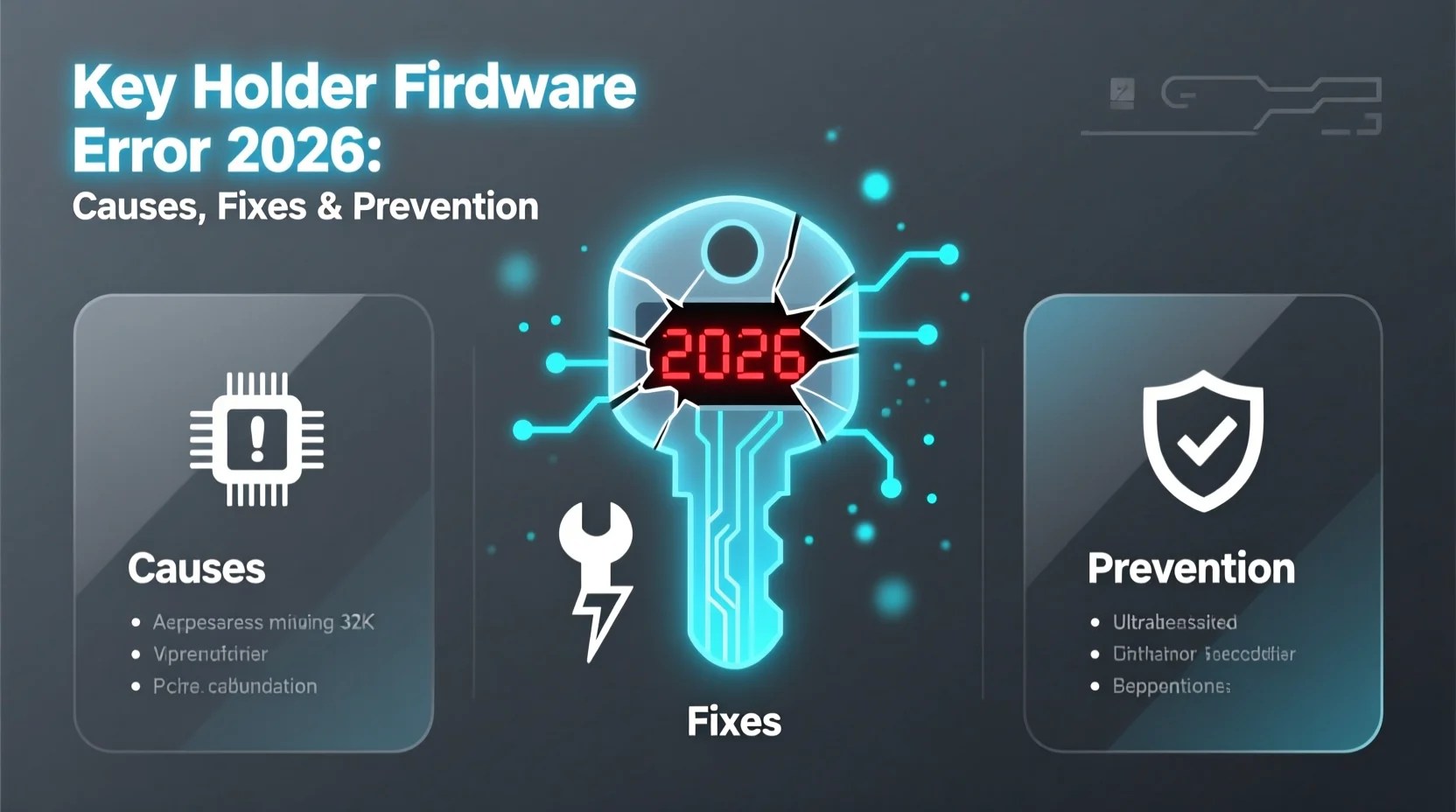 Key Holder Firmware Error 2026 Causes Fixes Prevention 