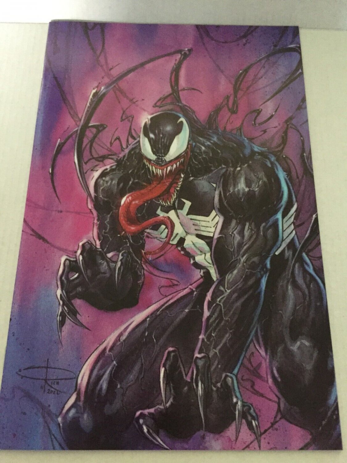 2022 marvel comics venom virgin variant comic book #9 sabine rich cover
