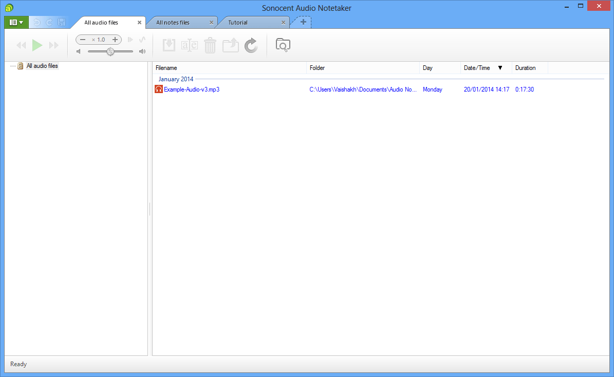 Audio notetaker latest version