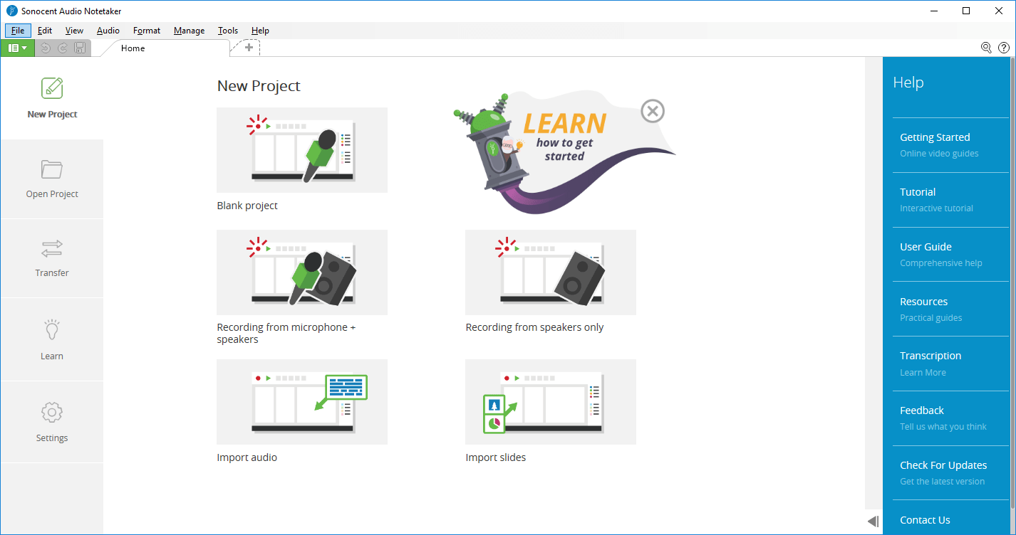 Audio notetaker latest version