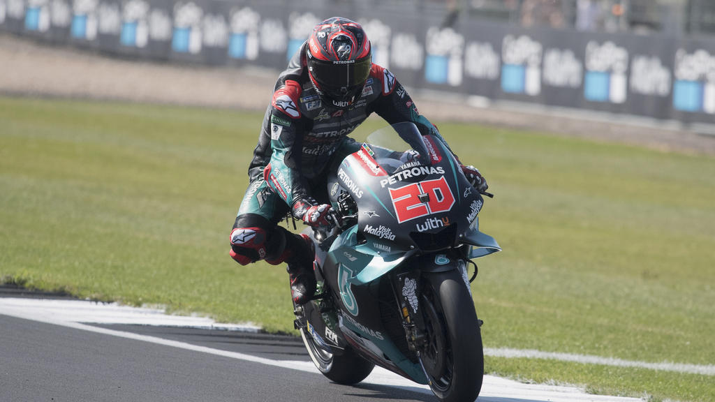 Motogp Quartararo Beim Silverstone Warm Up Schneller Als