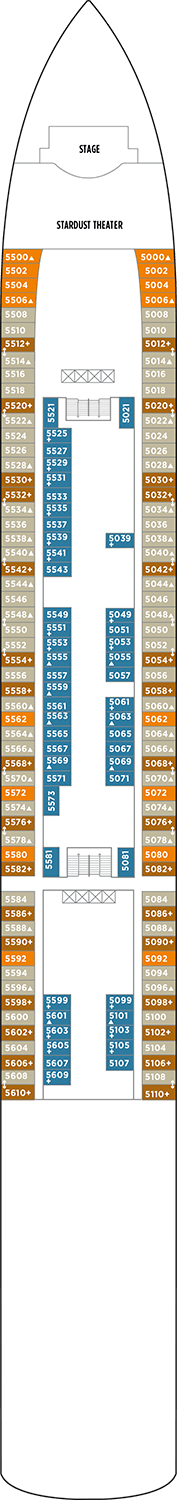 Norwegian Gem Deck Plan Cabin Plan