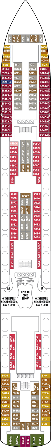 Norwegian Gem Deck Plan Cabin Plan