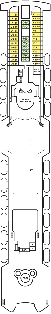 Carnival Fantasy Deck Plan Cabin Plan