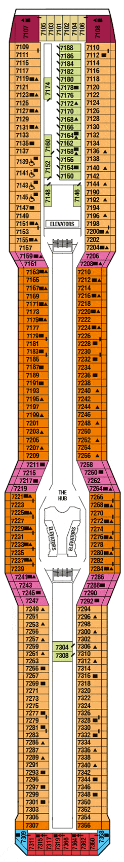 Celebrity Eclipse Deck Plan Cabin Plan