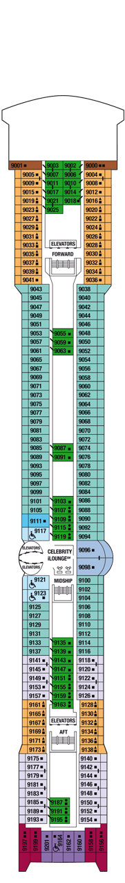 Celebrity Constellation Deck Plan Cabin Plan