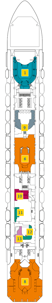 Costa Pacifica Deck Plan Cabin Plan