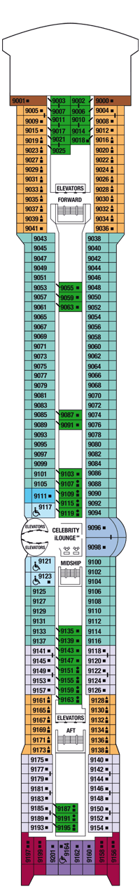Celebrity Infinity Deck Plan Cabin Plan