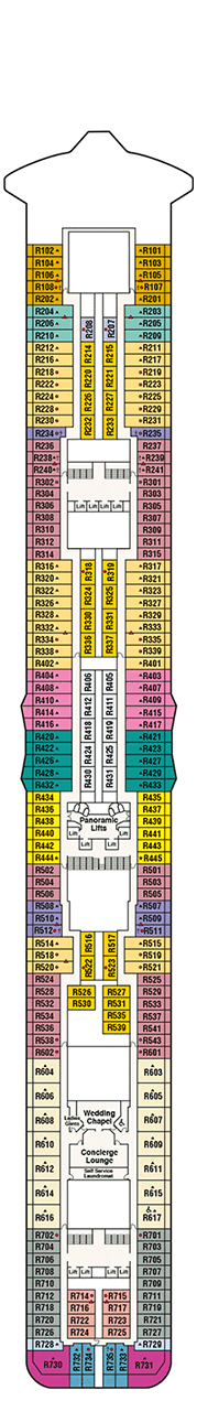 Royal Princess Deck Plan Cabin Plan