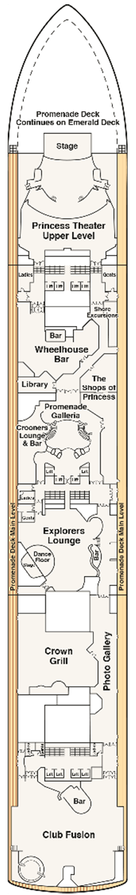 Ruby Princess Deck Plan Cabin Plan