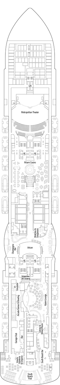 Msc Seaside Deck Plan Cabin Plan