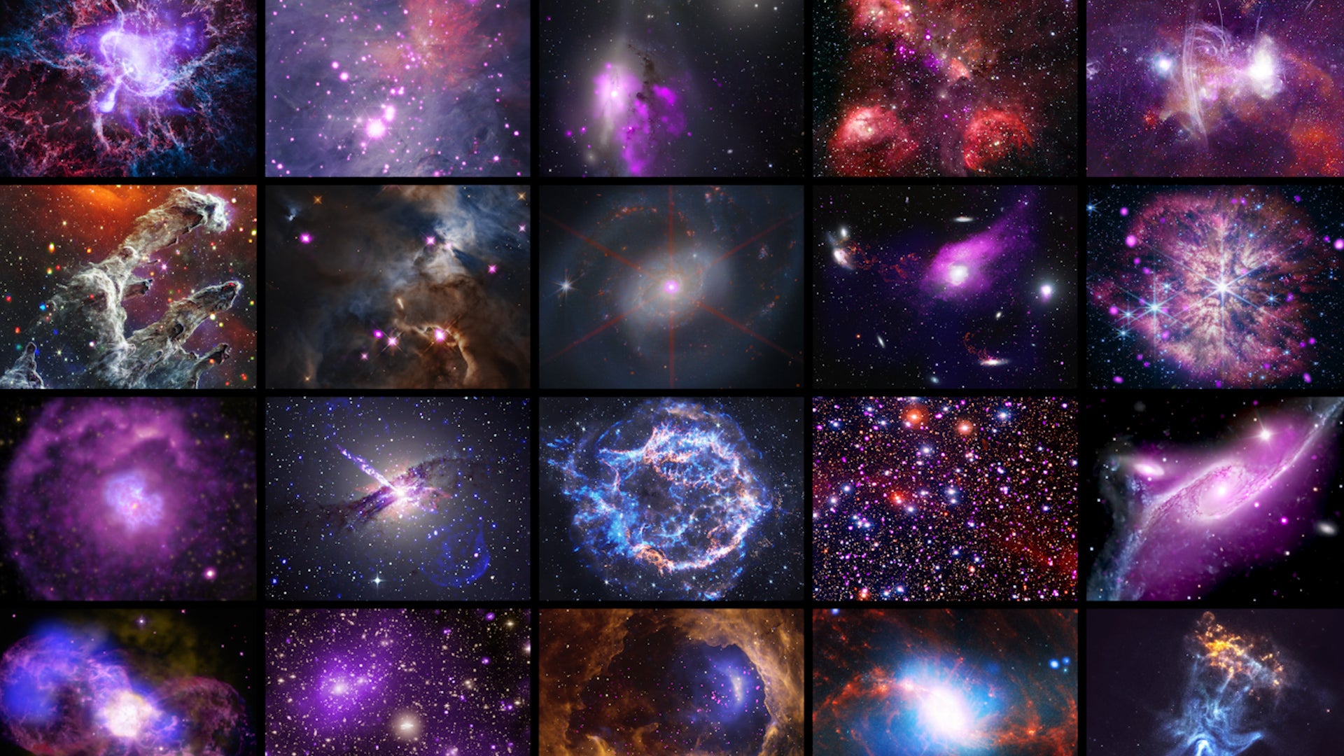 Chandra Space Station - Light Art Collection - Full HD Quality