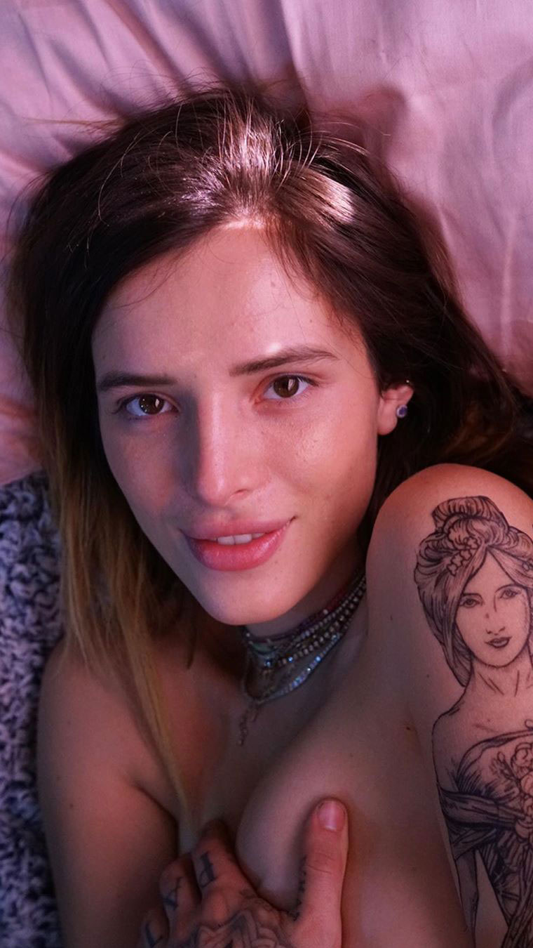 Bella Thorne poses in 'naked' dress for 'Morbius' red carpet [Video]