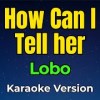 baixar How Can I Tell Her - Lobo (Karaoke Version) mp3