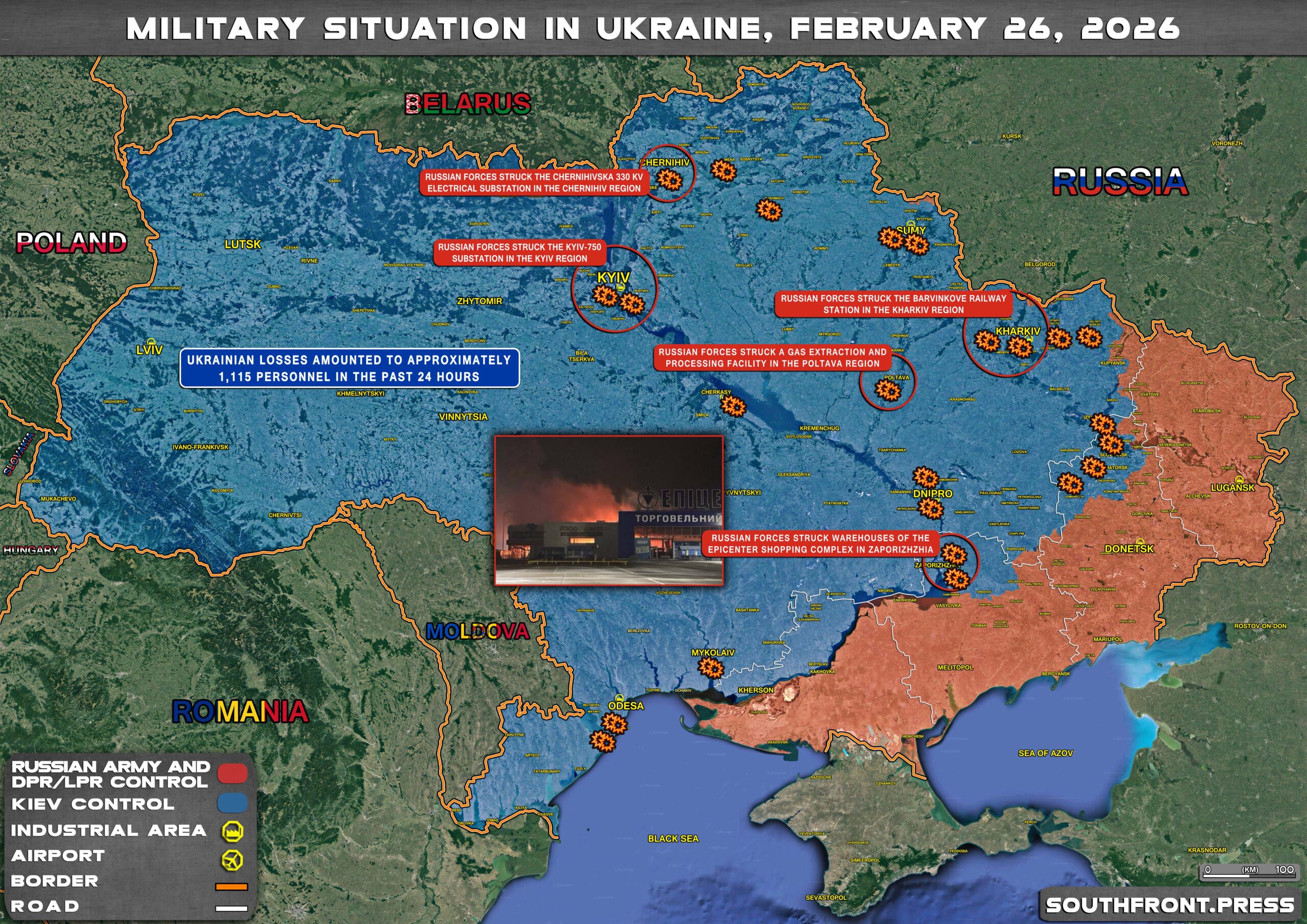 Military Situation In Ukraine On February 26 2026 Maps Update 26feb2026 Ukraine Map 